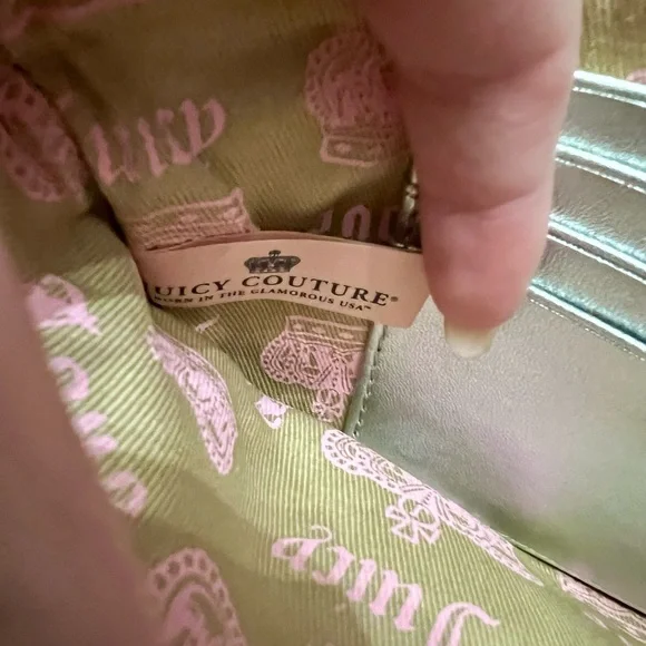 Juicy Couture Vintage Pink and Brown Wristlet - Picture 8 of 10